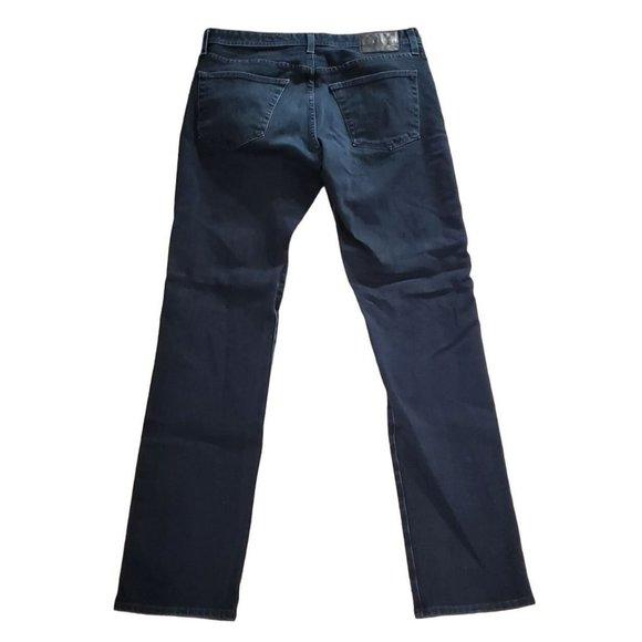 Adriano Goldschmied AG Men's Dark Wash Graduate Tailored Leg Denim Jeans 31 x 34 - Picture 6 of 10